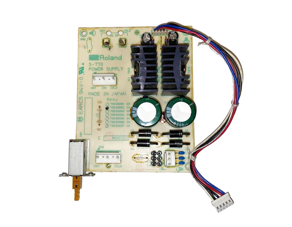 Power supply board, Roland