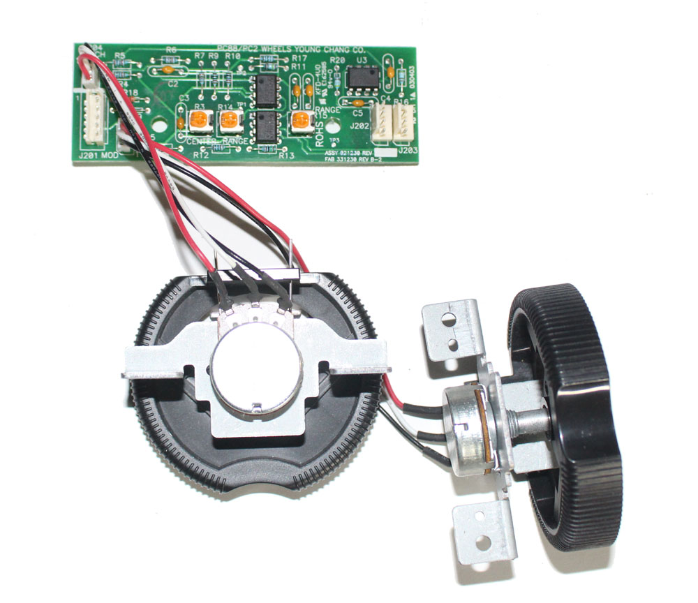 Pitch bend/mod wheel assembly, Kurzweil