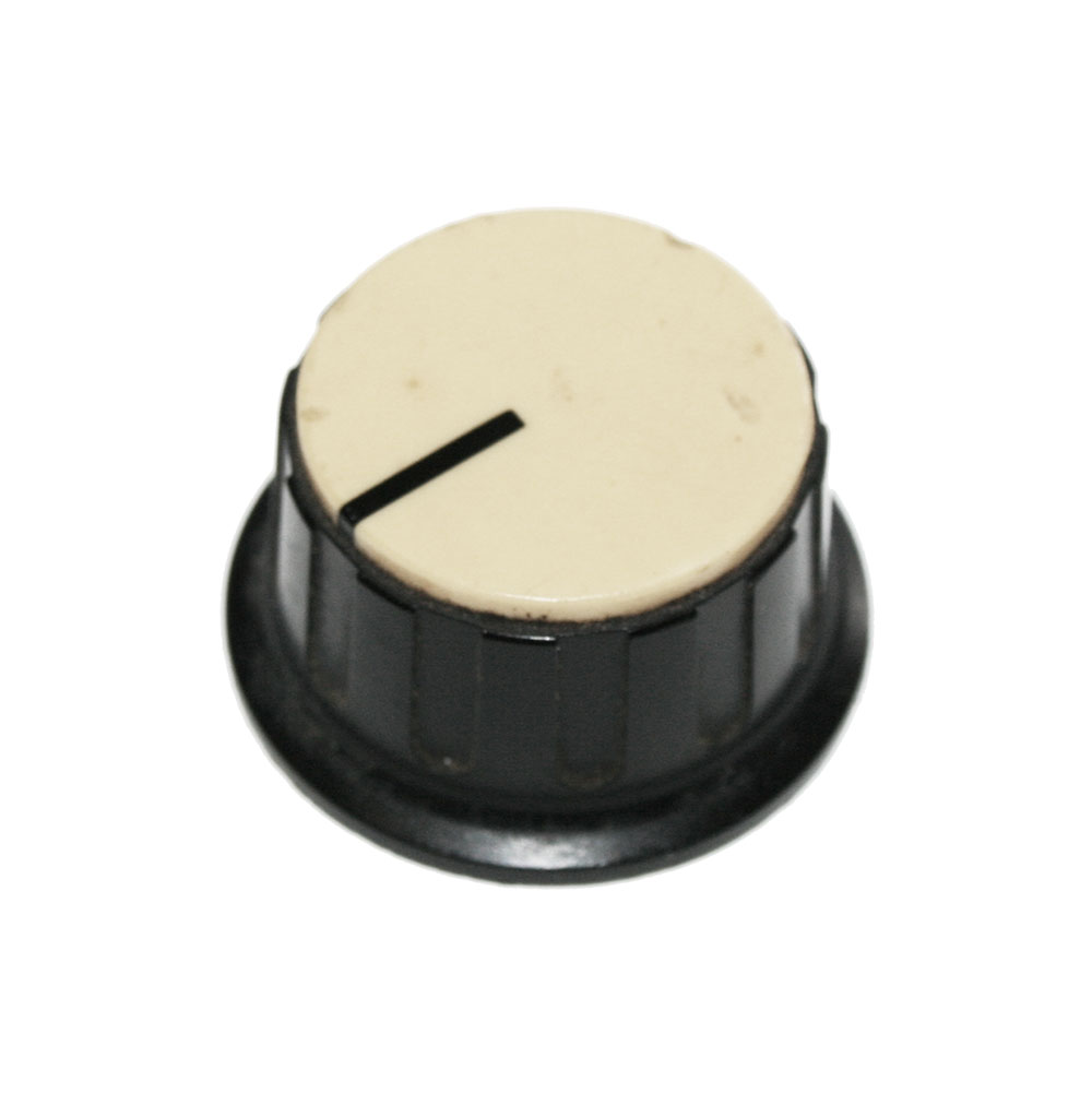 Knob, ivory face, Yamaha