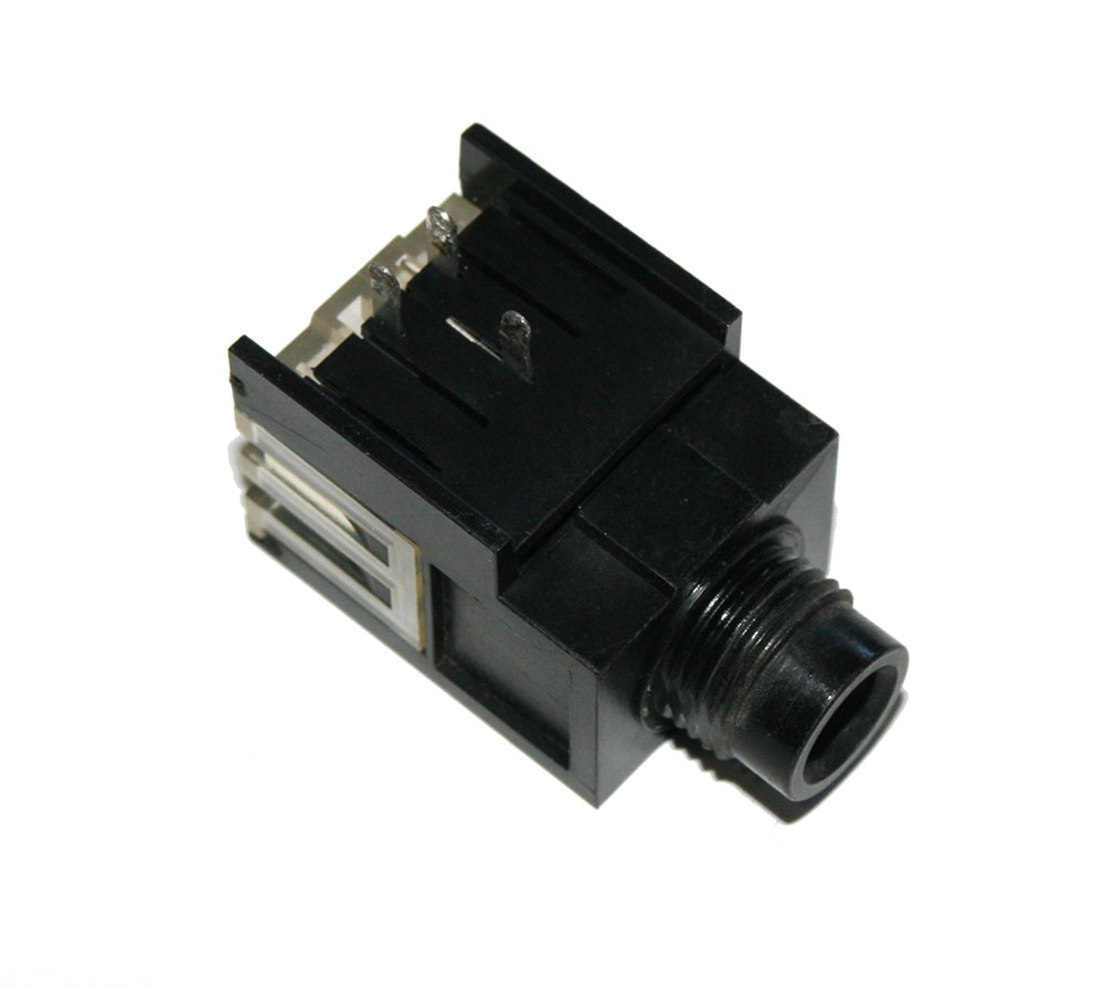 Phone jack, 1/4-inch, 3-pin PCB mount