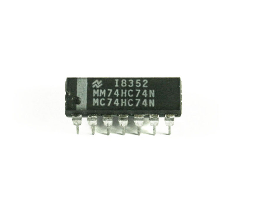 IC, 74HC74 dual flip-flop