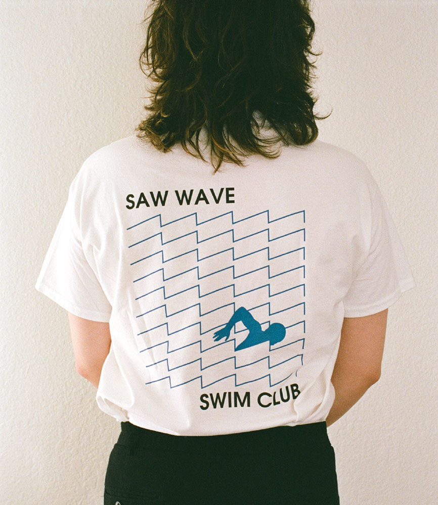 Swim Club T-shirt, white