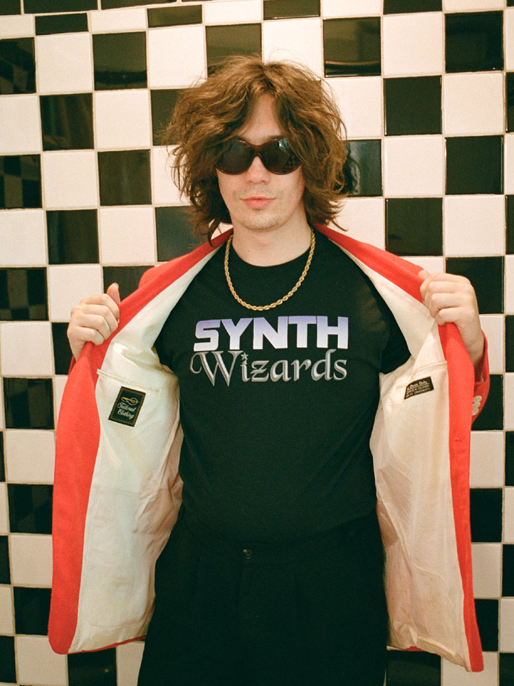 Synth Wizards black shirt