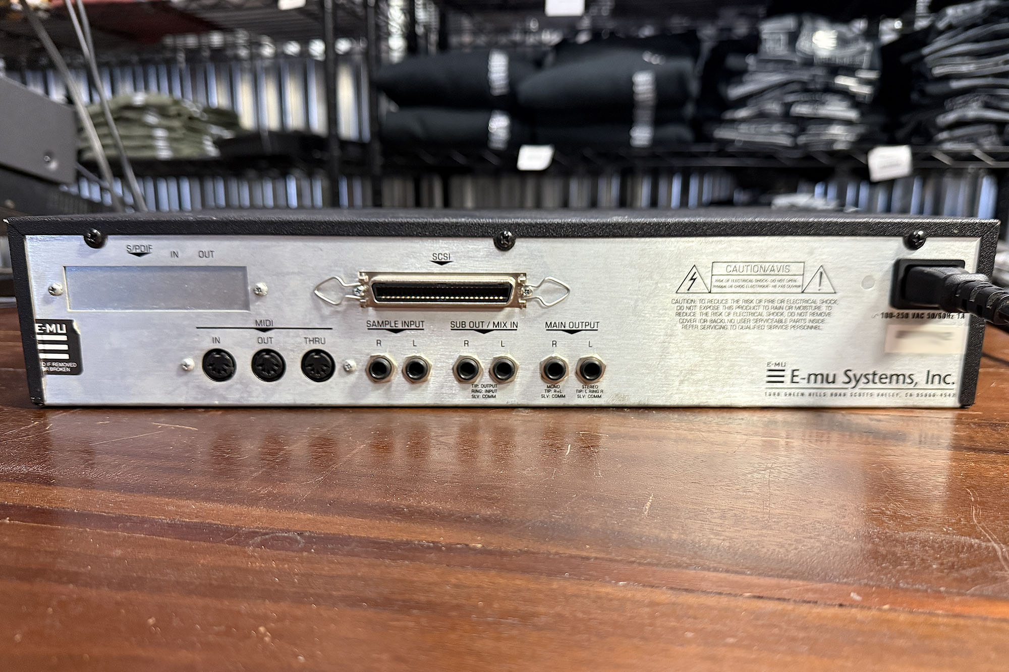 E-Mu ESI32 Sampler — view 2