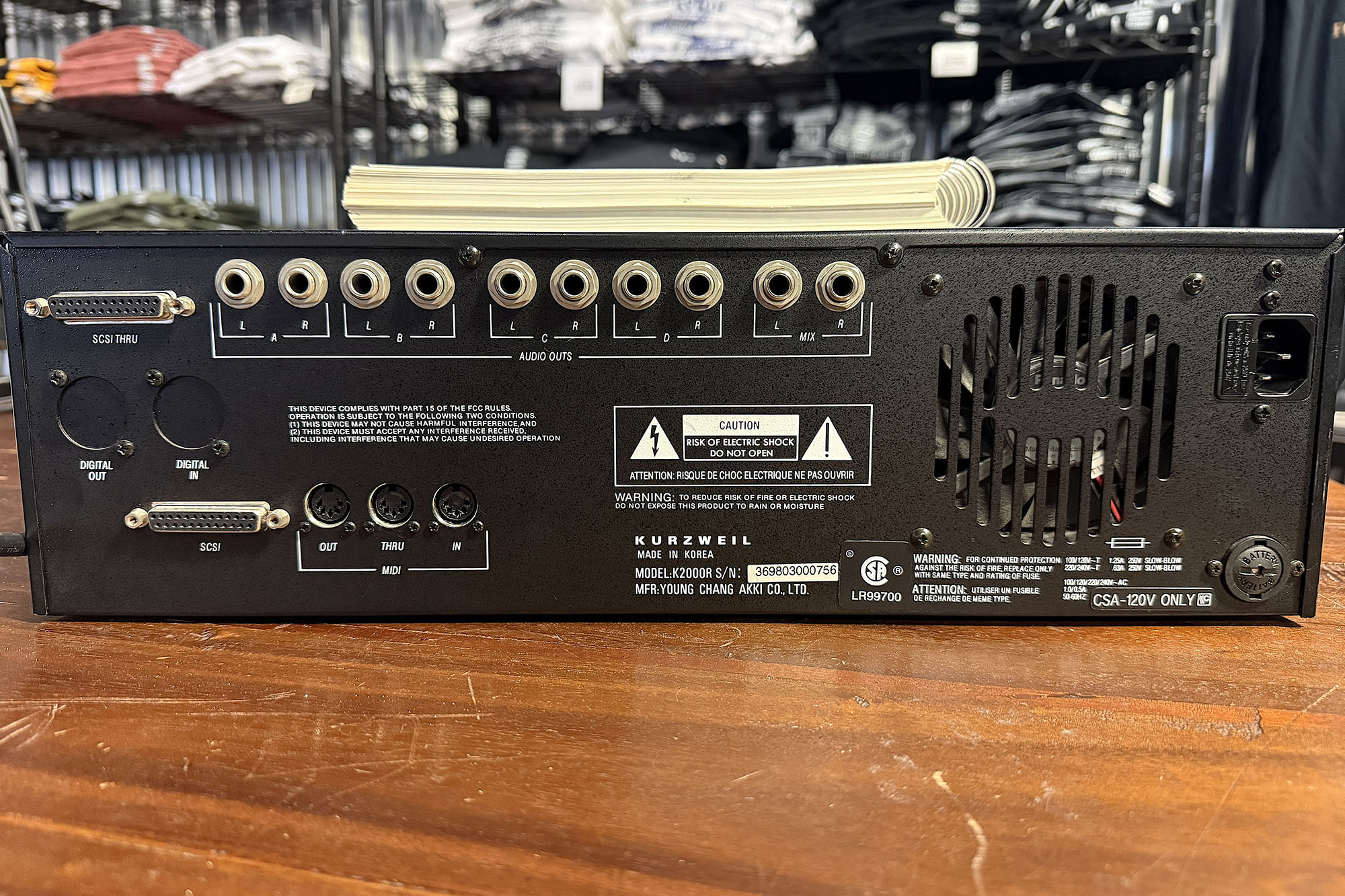 Kurzweil K2000 Rack Sampler — view 5
